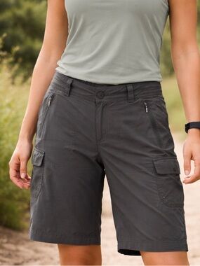 Columbia Women's Dark Gray Athletic Shorts